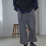 [Unisex] Design Warm Parachute Pants (GRAY)