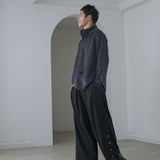 [Unisex] Side Slit Warm Pants (BLACK)