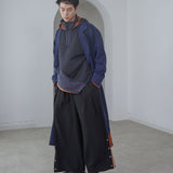 [Unisex] Side Slit Warm Pants (BLACK)