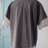 [Unisex] Sheer Edge Short Sleeve Shirt