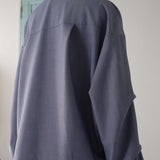 [Unisex] Design Sleeve Riders Jacket (SAXE BLUE)