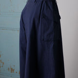 [Unisex] Layered Cotton Cargo Pants (SAXE BLUE)