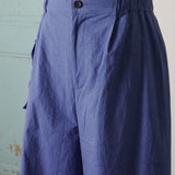 [Unisex] Layered Cotton Cargo Pants (NAVY)