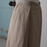 Asymmetric Multi-Layered Skirt (BEIGE)