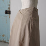 Asymmetric Multi-Layered Skirt (BEIGE)