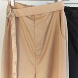 2way Roll-up Vintage Twill Pants (BLACK)