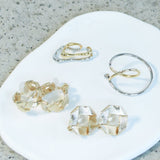 Geometric Hoop Earring