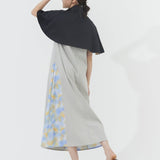 Matte Satin Short Cape (BLACK)