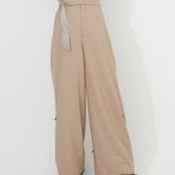 2way Roll-up Vintage Twill Pants (BEIGE)